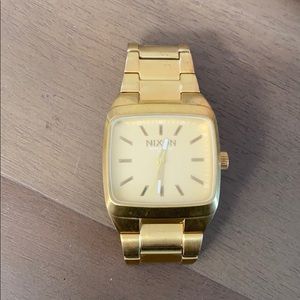 Nixon women gold watch